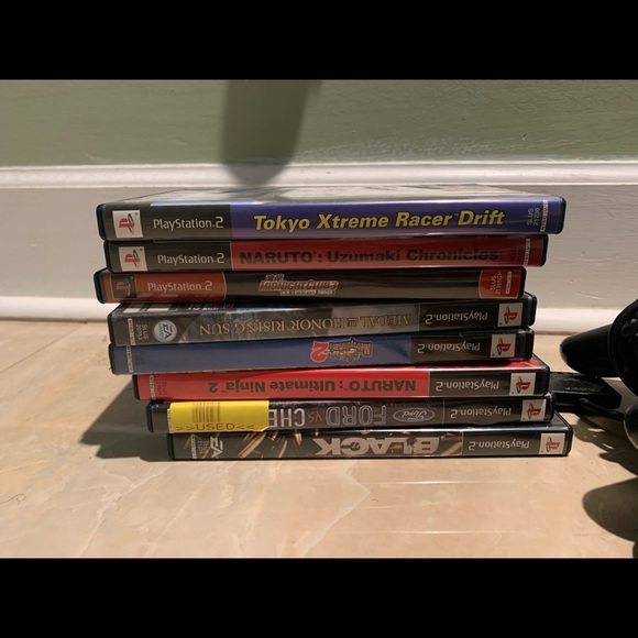 SOLD Ps2 slim with games ! Tested! - Picture 2 of 5